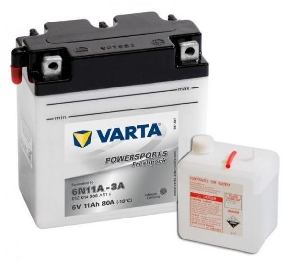 Baterie Moto Varta 6V 11Ah 80A 6N11A-3A