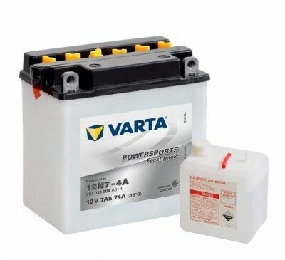Baterie Moto Varta 12V 7Ah 74A 12N7-4A borna inversa