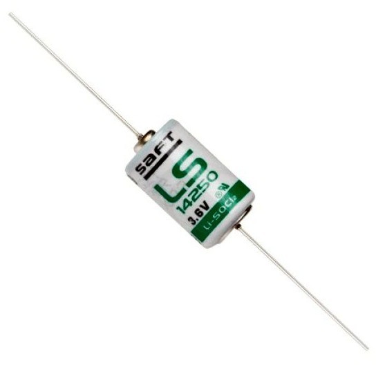 Baterie saft ls 14250 1/2aa litiu 3,6v cu conexiuni li-soci2
