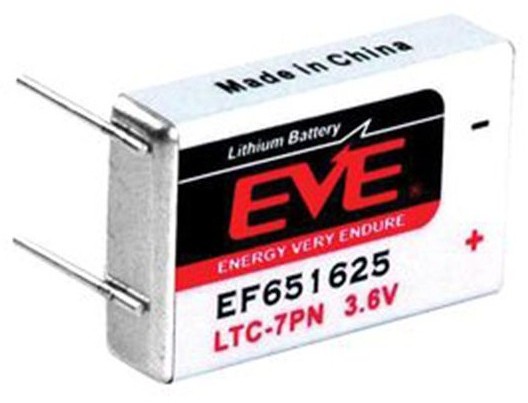 Baterie EVE EF651625 4 pini LTC-7PN litiu 3,6V