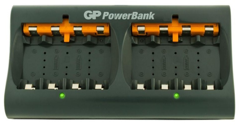 Incarcator GP Batteries PB22GS Mega pentru 8 acumulatori AA R6 sau AAA R3 Ni-MH
