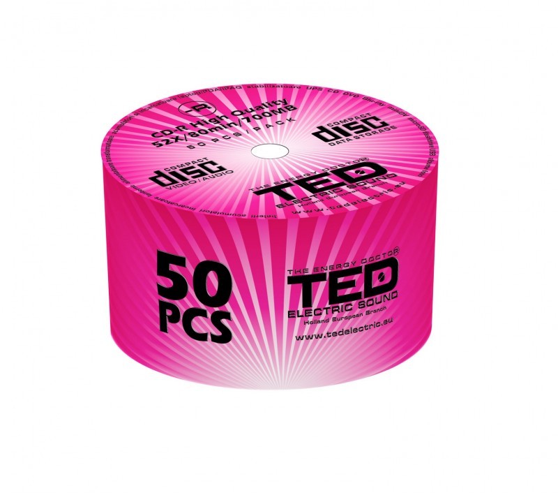 CD-R TED Electric 700 Mb 52X 80 min. 50 discuri