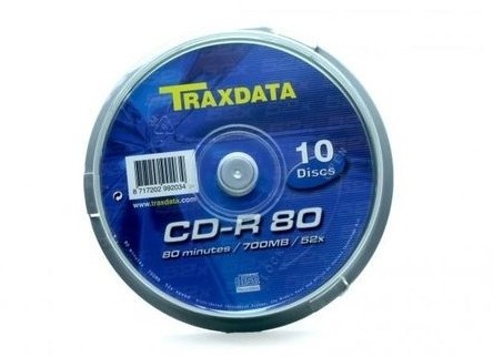 CD-R Traxdata 700 Mb 52X 80 min. 10 discuri