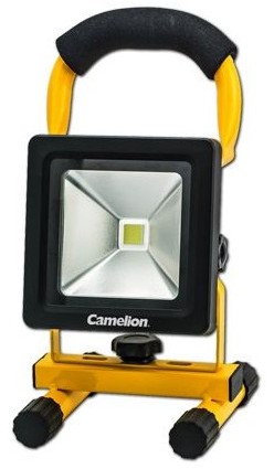 Proiector portabil LED COB 10W cu maner si stativ Camelion S21-CB cu acumulator Li-Ion 7,4V 2200mA