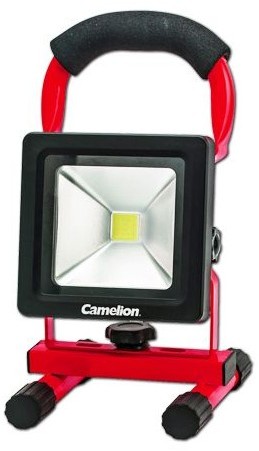 Proiector portabil LED COB 20W cu maner si stativ Camelion S22-CB cu acumulator Li-Ion 7,4V 4400mA