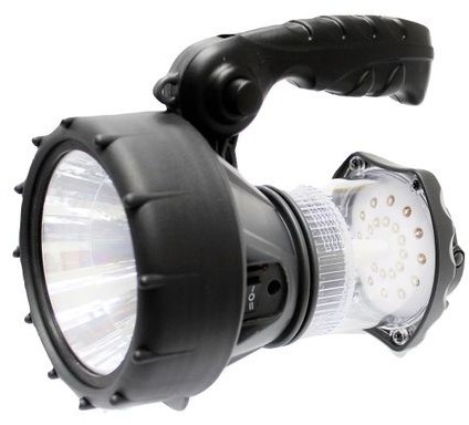 Proiector Foton L1F 1 LED CREE 1W + felinar 24 LED-uri cu acumulator si incarcator retea si auto