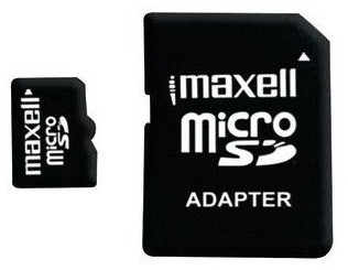 Card Micro SD Maxell Secure Digital 8 Gb cu adaptor SD clasa 10