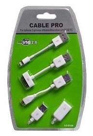 Cablu USB alimentare telefon Samsung / iPhone 4 / iPhone 5 / iPhone 6
