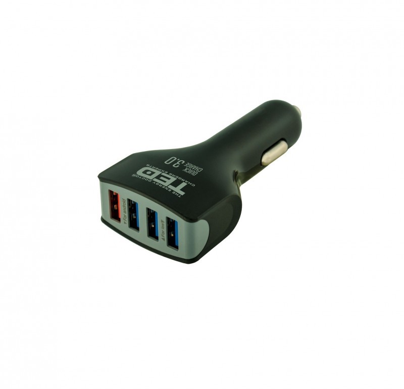 Alimentator de la auto 12V la 4 x USB 3 x 3,5A + 1×3,5A Fast Charge TED Electric