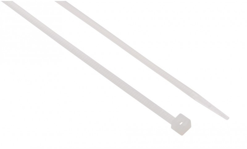 Clema (soricei) plastic alb prindere cabluri 3,5mm latime si lungime 280mm sel.2.212
