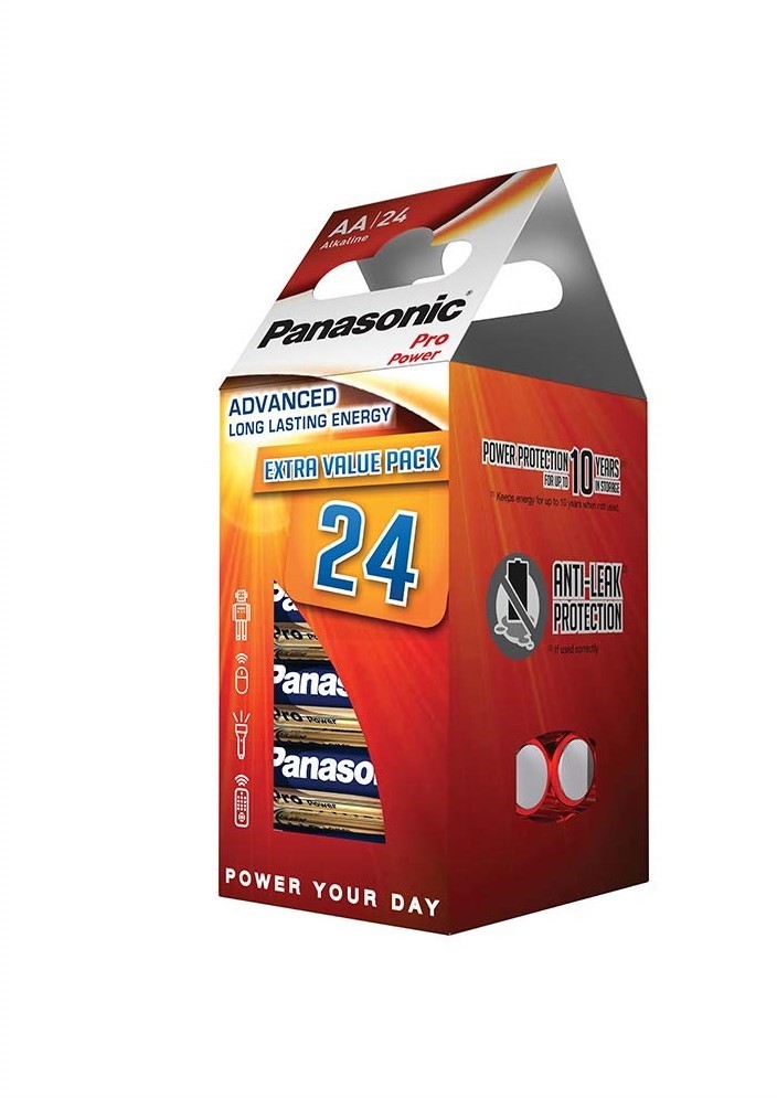 Baterie Panasonic Pro Power AA R6 1,5V alcalina cutie 24 buc. LR6PPG/24CD