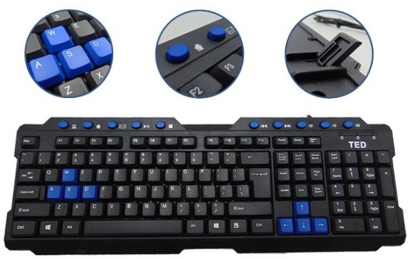Tastatura usb games blue ted-k-4 ted electric