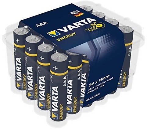 Baterie Varta Energy AAA R3 1,5V alcalina set 24 buc.