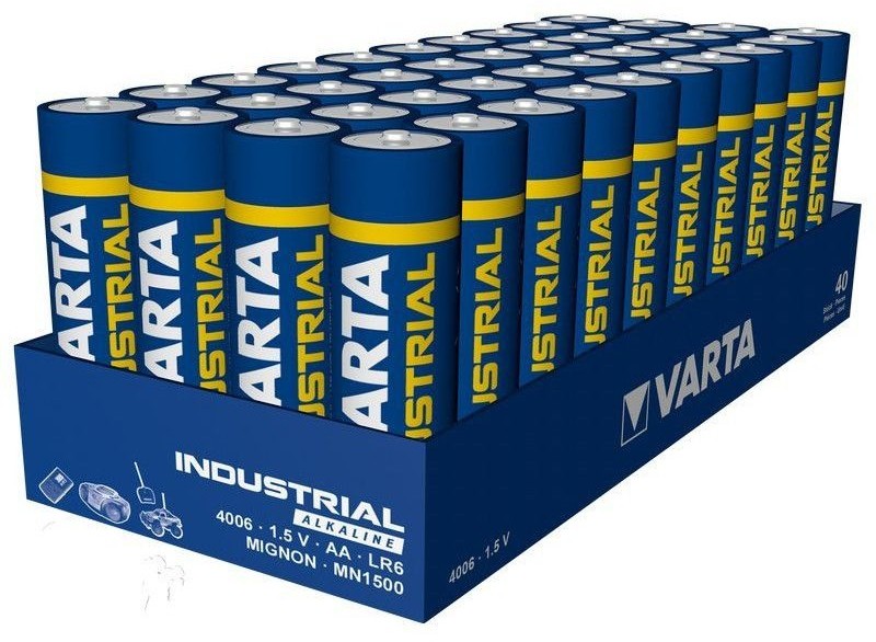 Baterie Varta Industrial AA R6 1,5V alcalina cutie 40 buc.
