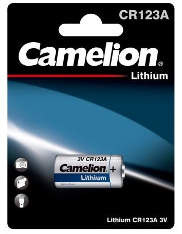 Baterie camelion cr123a 3v litiu blister 1 buc.
