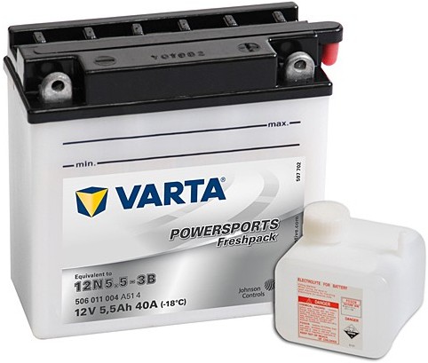 Baterie Moto Varta 12V 5,5Ah 55A 12N5.5-3B