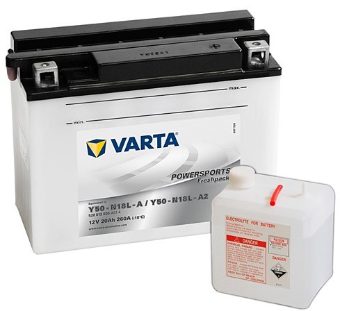 Baterie Moto Varta 12V 20Ah 260A Y50-N18L-A