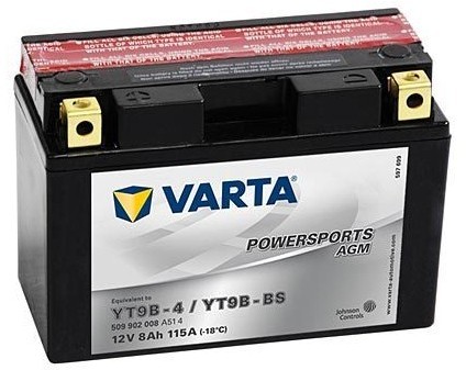 Baterie Moto Varta AGM 12V 8Ah 115A YT9B-BS