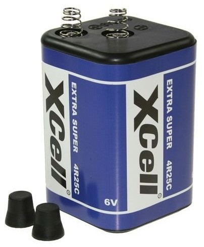 Baterie X-Cell 4R25 6V zinc carbon 4R25C 430 GP908X terminale cu arcuri