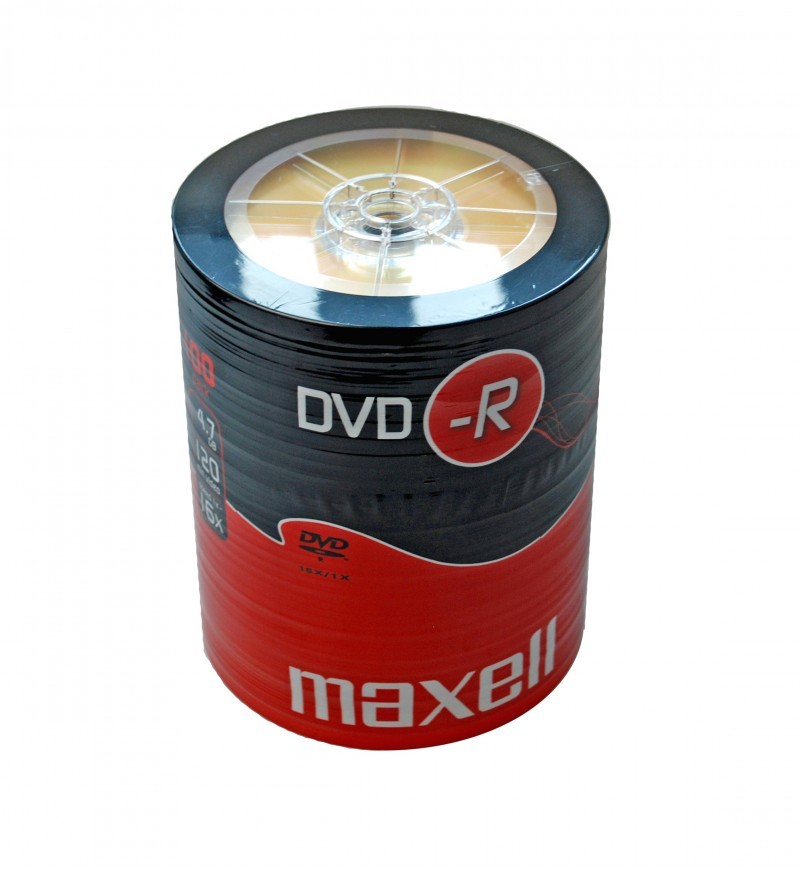 Dvd-r maxell 4,7 gb 120 min. 16x 100 discuri 275733