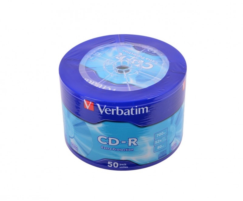 CD-R Verbatim 700 Mb 52X 80 min. 50 discuri 43728 / 43787