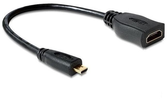 Cablu HDMI mama la micro HDMI tata 0,1 metri TED Electric