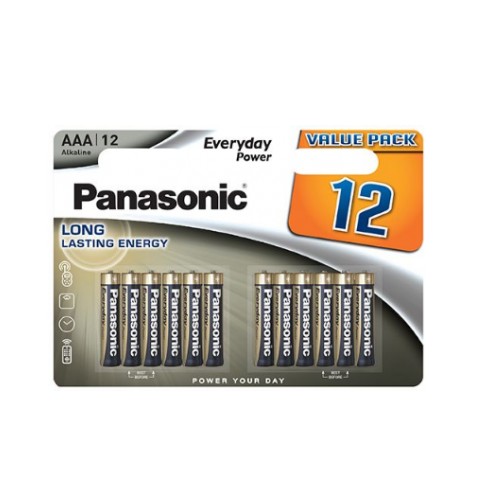 Baterie Panasonic Everyday Power AAA R3 1,5V alcalina blister 12 buc. LR03EPS/12BW