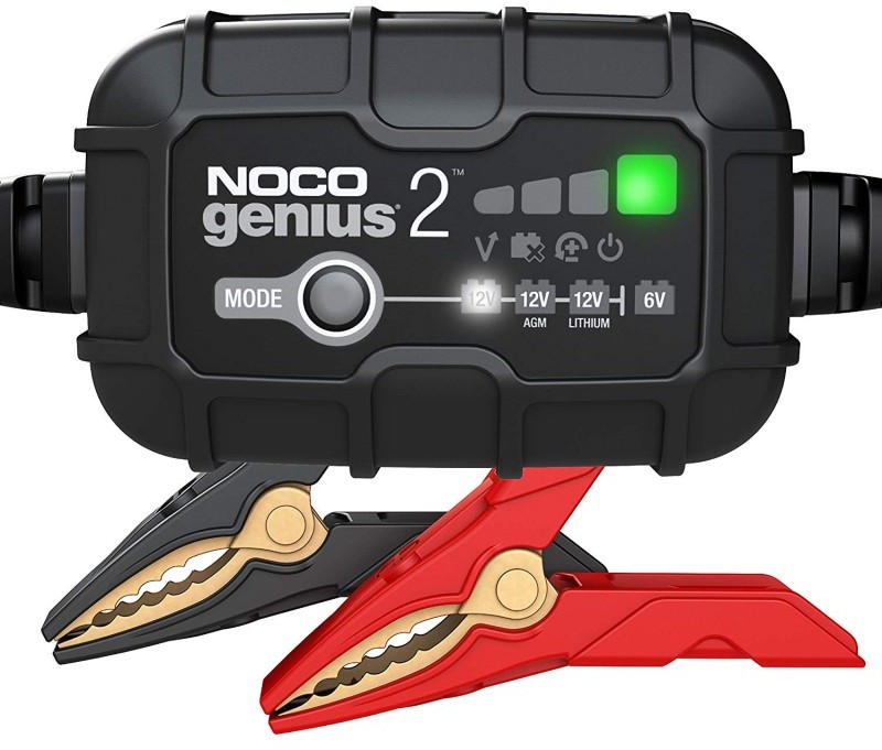 Redresor Noco Genius 2 auto moto 6V / 12V 2A pentru acumulatori maxim 40A Plumb-Acid AGM GEL VRLA Litiu