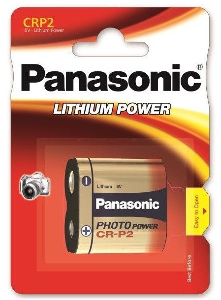 Baterie panasonic cr-p2 6v litiu blister 1 buc.