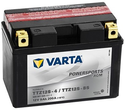 Baterie Moto Varta AGM 12V 9Ah 200A YTZ12S-BS borna inversa