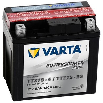 Baterie Moto Varta AGM 12V 5Ah 120A YTZ7S-BS