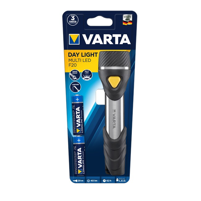 Lanterna Varta Day Light Multi F20 LED 2AA 16632