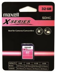 Card sd maxell secure digital 32 gb clasa 4