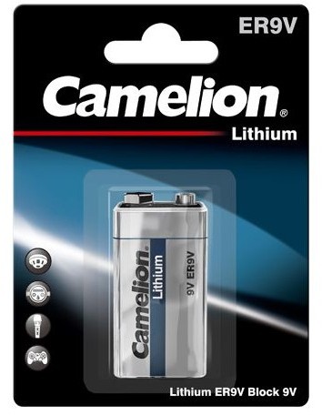 Baterie Camelion Lithium 9V 6F22 6LR61 ER9V litiu blister 1 buc.