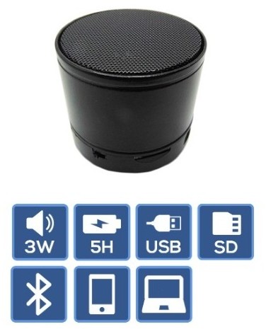 Boxa mini portabila 3W cu MP3 player / radio FM / slot USB + bluetooth TED282846