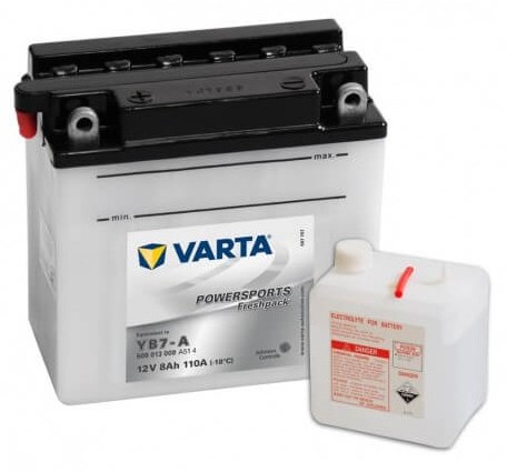 Baterie Moto Varta 12V 8Ah 110A YBT-A borna inversa