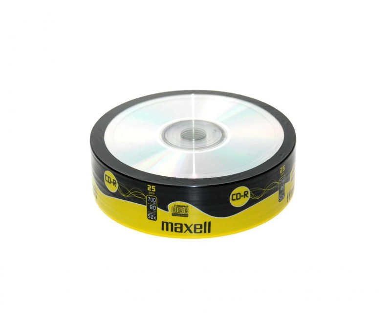 CD-R Maxell 700 Mb 52X 80 min. 25 discuri 624035