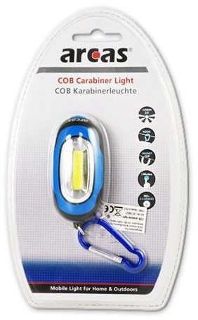 Lanterna breloc Arcas 1 LED COB diverse culori blister