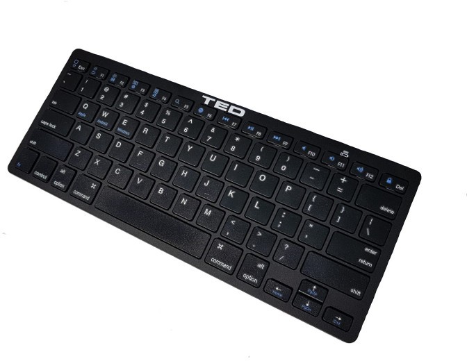 Tastatura bluetooth, wireless, pentru pc, tableta,smart TV, telefon mobil ios android windows TED MF 5 Black