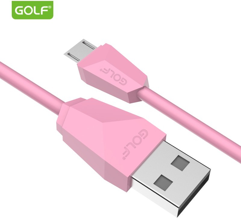 Cablu usb microusb golf gc-27m diamond sync roz