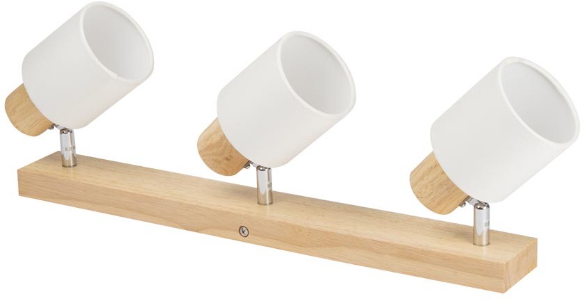 Spot Bara Nordik Alb+Natur 3XE14 40W - imagine 2