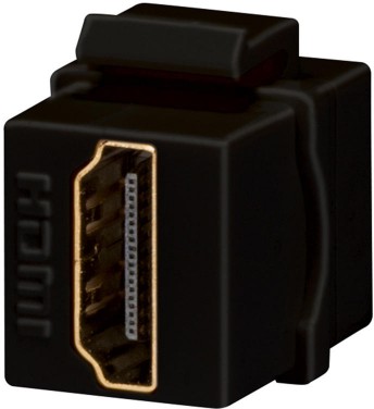 Conector HDMI Keystone Jack Negru, SYSTEM GW38056