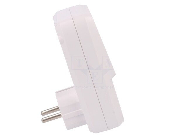 Priza cu contor de energie ORNO OR-WAT-419(GS), 16A, 230V, afisaj LCD, alb - imagine 7