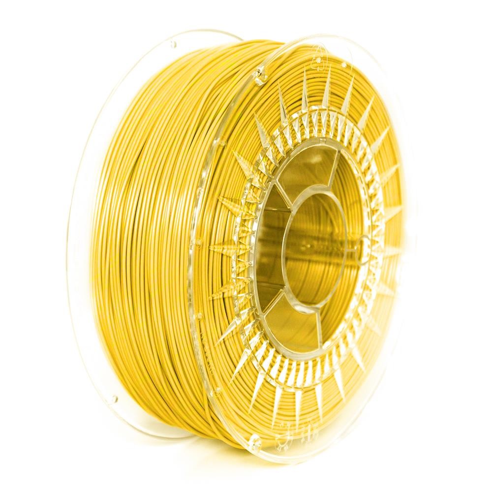 Filament: PLA galbenă 1kg 195°C ±0,05mm 1,75mm DEV-PLA-1.75-YE