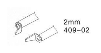 set varfuri pentru penseta smd ZD-409SMD avg. 2mm ZD-409