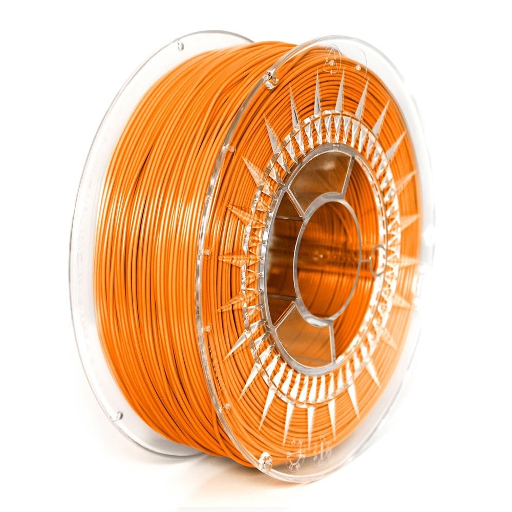 Filament: PLA portocalie 1kg 195°C ±0,05mm 1,75mm DEV-PLA-1.75-OR