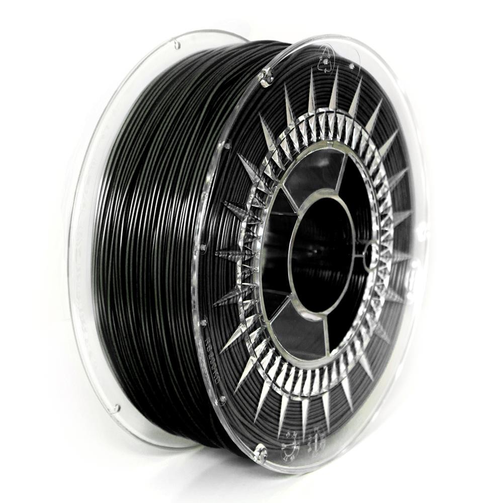 Filament: HIPS neagră 1kg ±0,5% 1,75mm DEV-HIPS-1.75-BL
