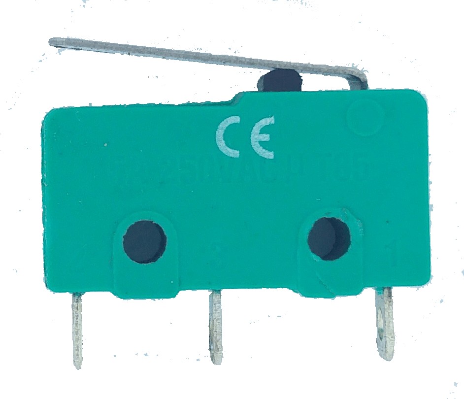Microîntrerupător cu manetă SPDT 5A/250VAC ON-(ON) IP40 1,5N DWLK-2MINI