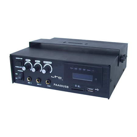 AMPLIFICATOR PA 60W CU USB/SD-MP3 60W imagine noua tecomm.ro