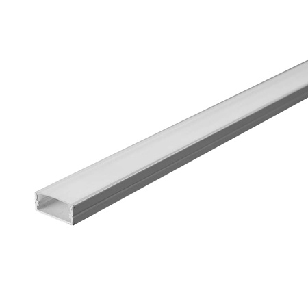 Profil aluminiu pentru 2m 17.4mm x 7.mm mat alb